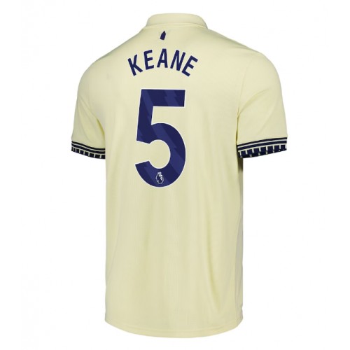 Everton Michael Keane #5 Replika Udebanetrøje 2025-26 Kortærmet Everton Michael Keane #5 Replika Udebanetrøje 2025-26 Kortærmet